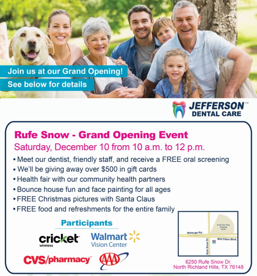 rufe snow grand opening poster