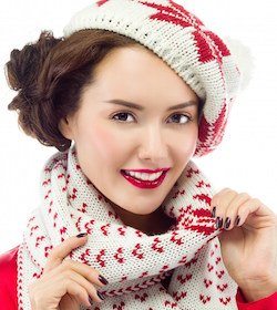 winter smile